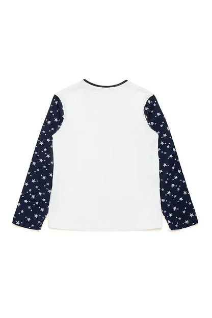 Blossom print long-sleeve t-shirt