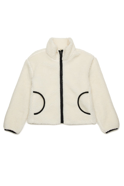 Oval D branded teddy jacket