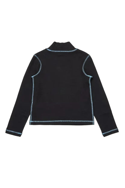 Oval D branded ribbed turtleneck