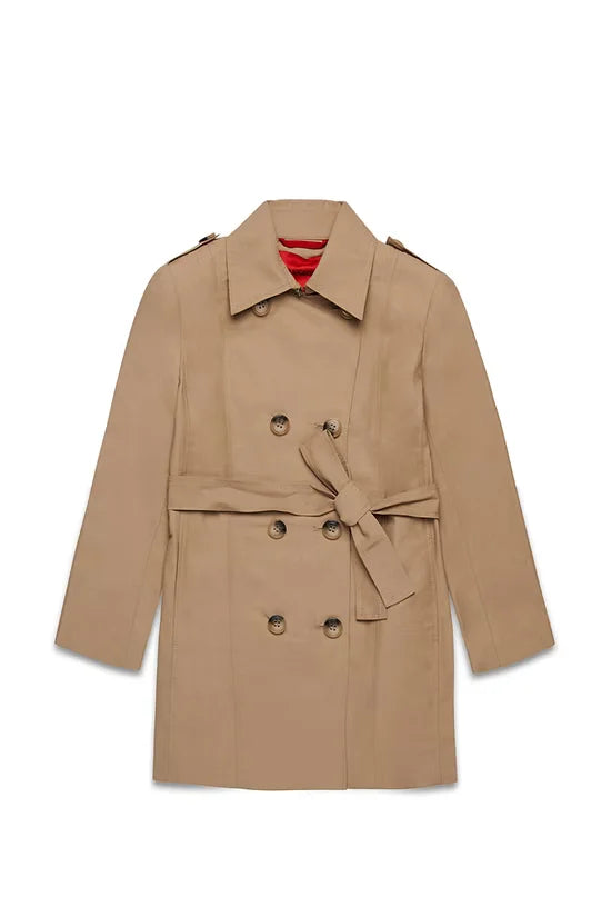Technical Cotton Trench Coat