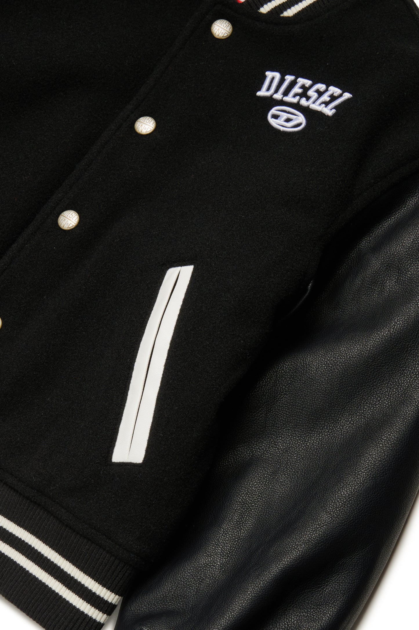 Varsity jacket with Diesel patch