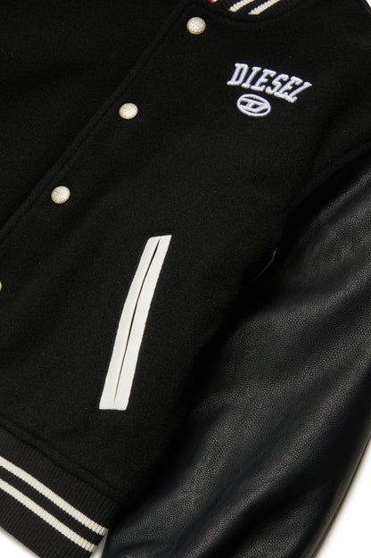 Varsity jacket with Diesel patch