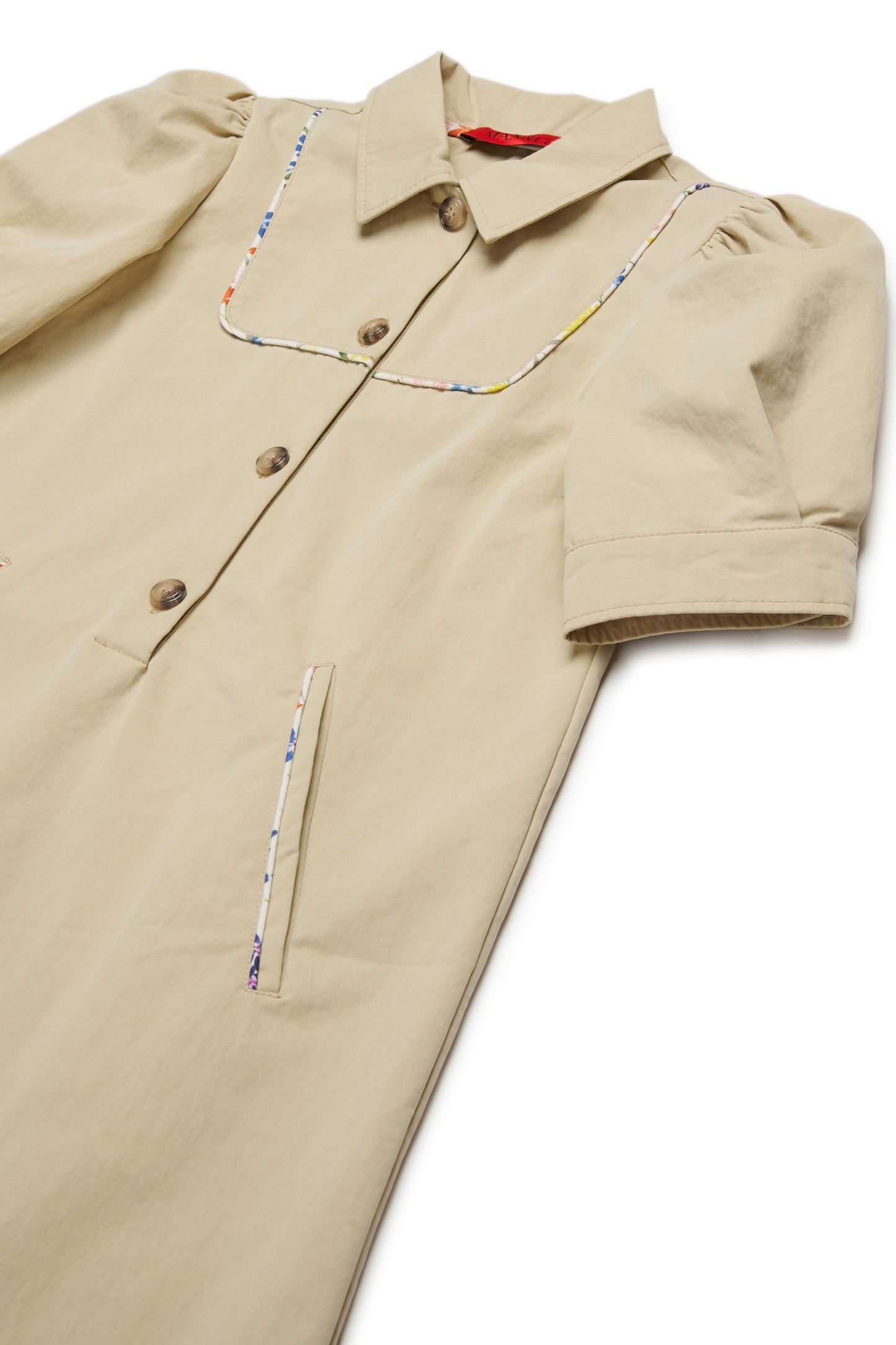 Collard Gabardine Dress