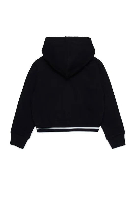 Sweatshirt with sequined flowers