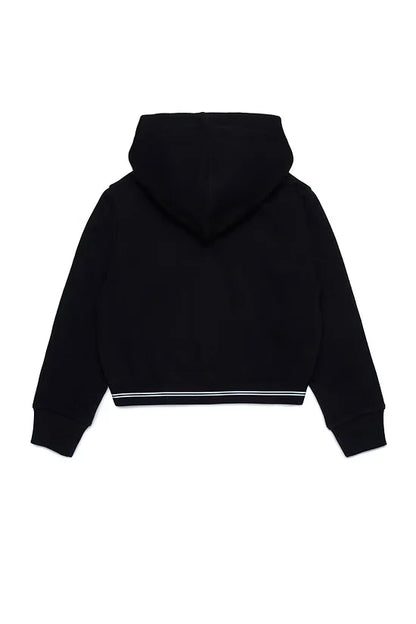 Sweatshirt with sequined flowers