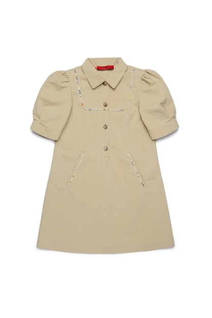 Collard Gabardine Dress