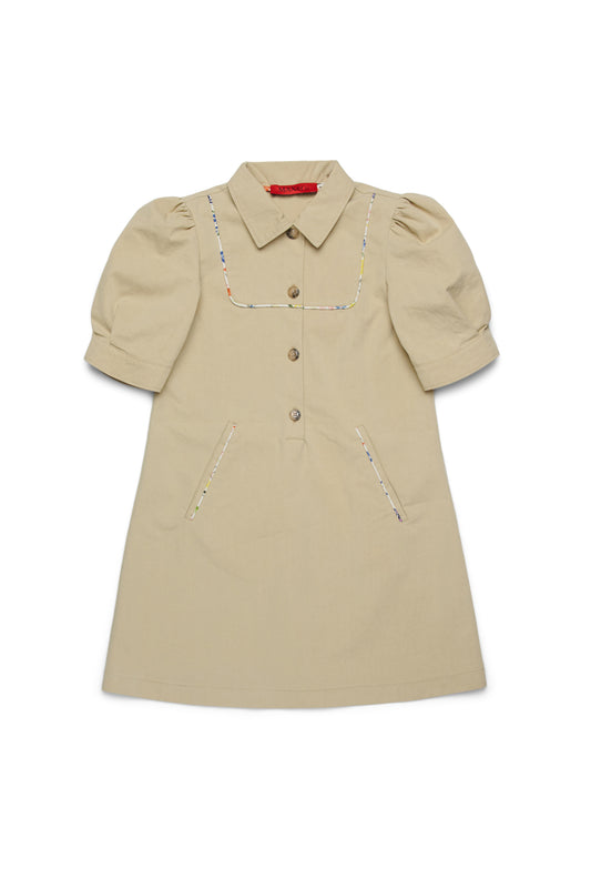 Collard Gabardine Dress