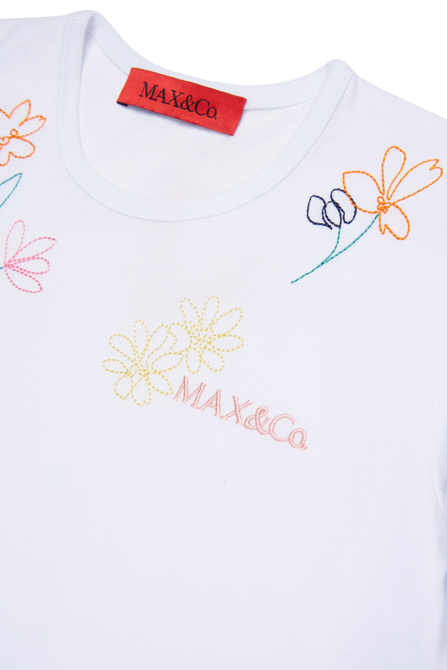 Embroidered Floral T-shirt