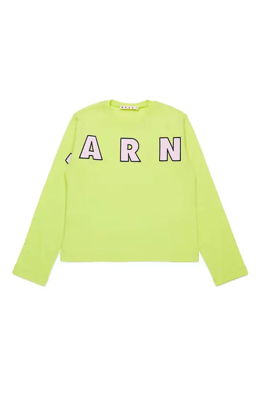 Embroidered Logo Long Sleeve T-shirt