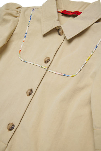 Collard Gabardine Dress